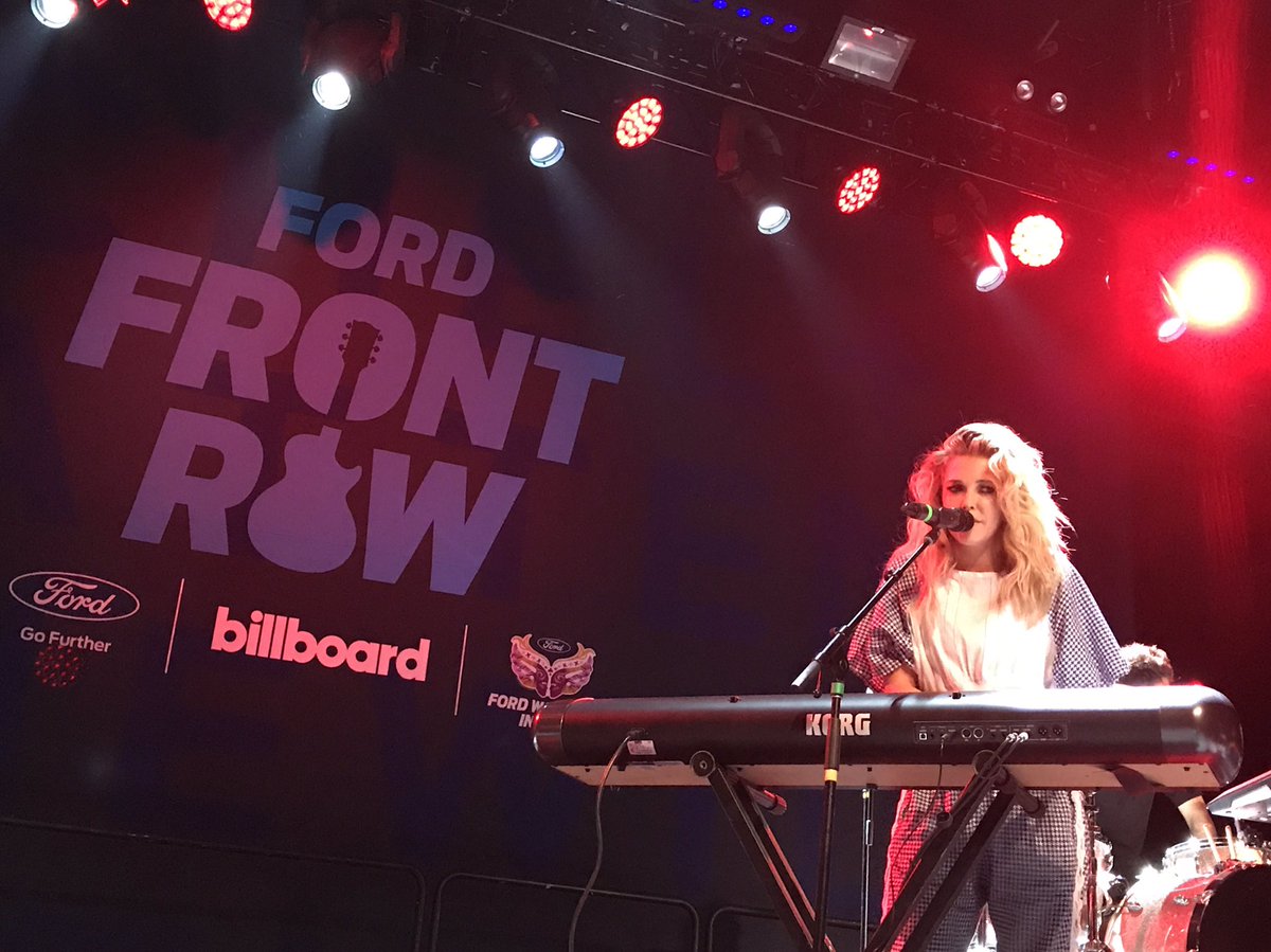 billboard's tweet photo. #Ad @RachelPlatten performing live right now in NY at the @Ford Front Row event 🌟#FordFrontRow https://t.co/9YtmHvLGaK