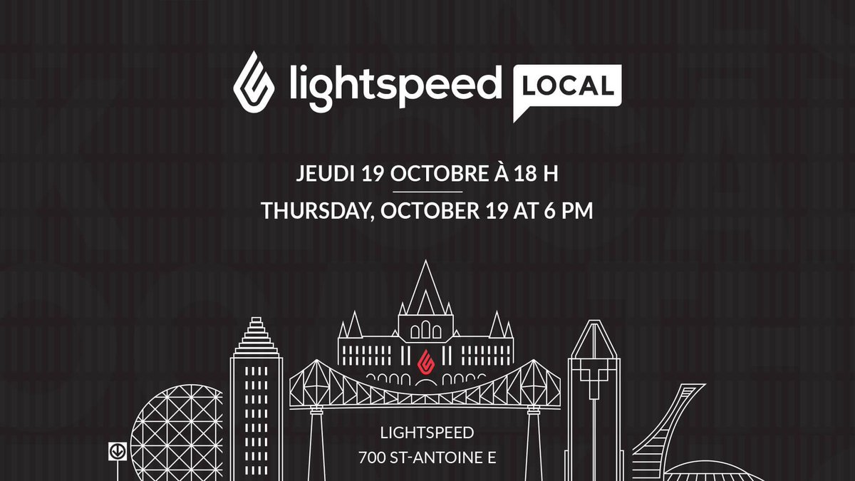 daxdasilva's tweet photo. Jeu, 19 oct, nous invitons les #retailers #restaurateurs locaux à @LightspeedHQ pour une soirée amusant/informative! https://t.co/qq6R8CLigg https://t.co/PXbMa5NGKK