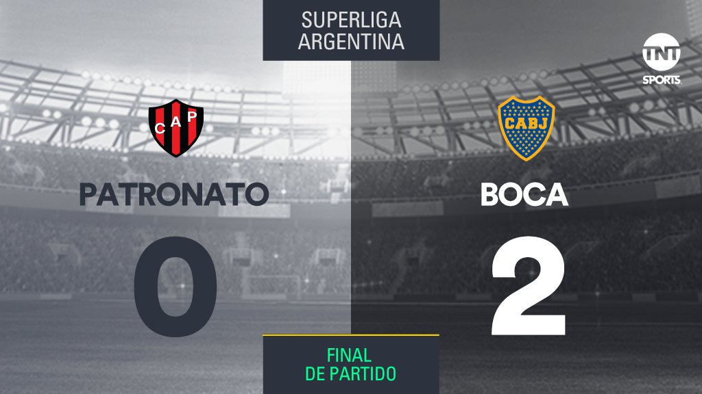 InFulbito's tweet photo. #SuperLigaArgentina #Patronato 0-2 #Boca (Pavón 50', Pipa Benedetto 80'). https://t.co/jOLZYxU8wy