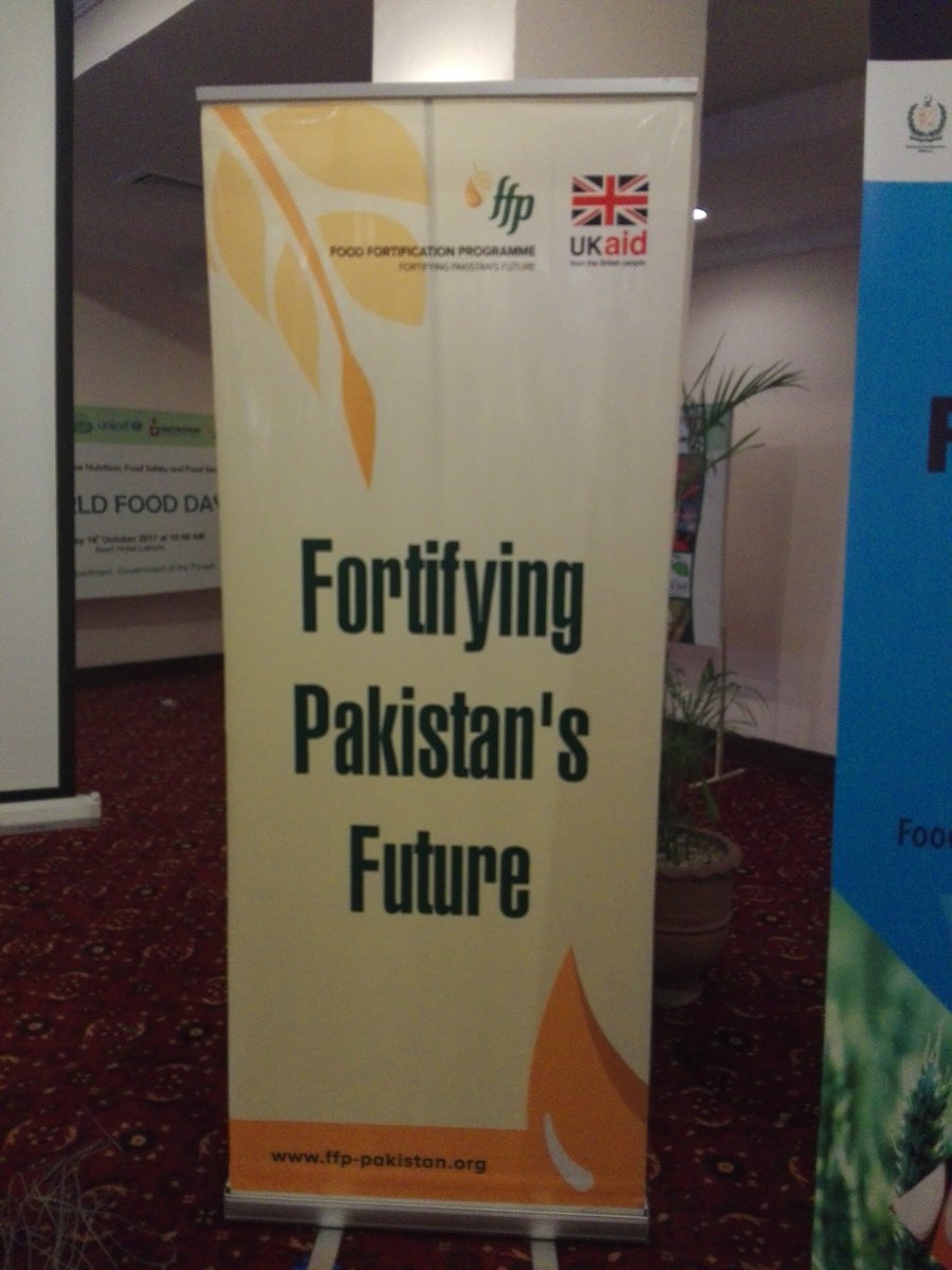 NusratShaheen1's tweet photo. #WorldFoodDay2017 #16oct #foodfortificationprogramme #Pakistan https://t.co/Na1vQh5TIH