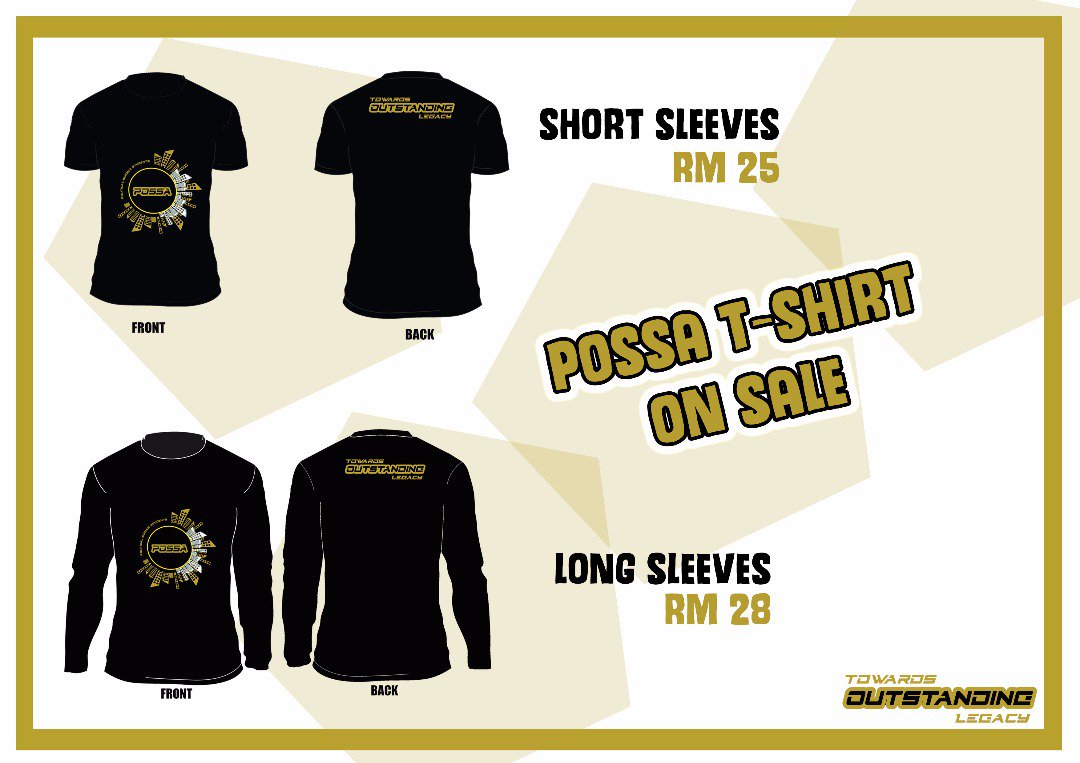 ZikriFari's tweet photo. Don't miss the chance to wear the first POSSA t-shirt and lanyard. Fill up the form now! https://t.co/HE1bH0avt3
#TowardsOutstandingLegacy https://t.co/QeZ5zOkiOF