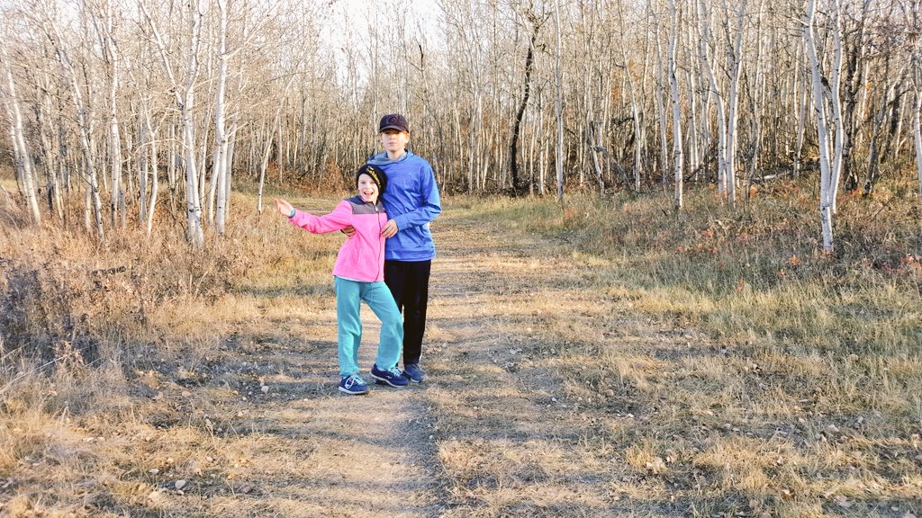 jewhittingham's tweet photo. @SheilaColesCBC Your tweet inspired me to take my kids for a walk too! #whitebutte https://t.co/2JVaT4ZgyT