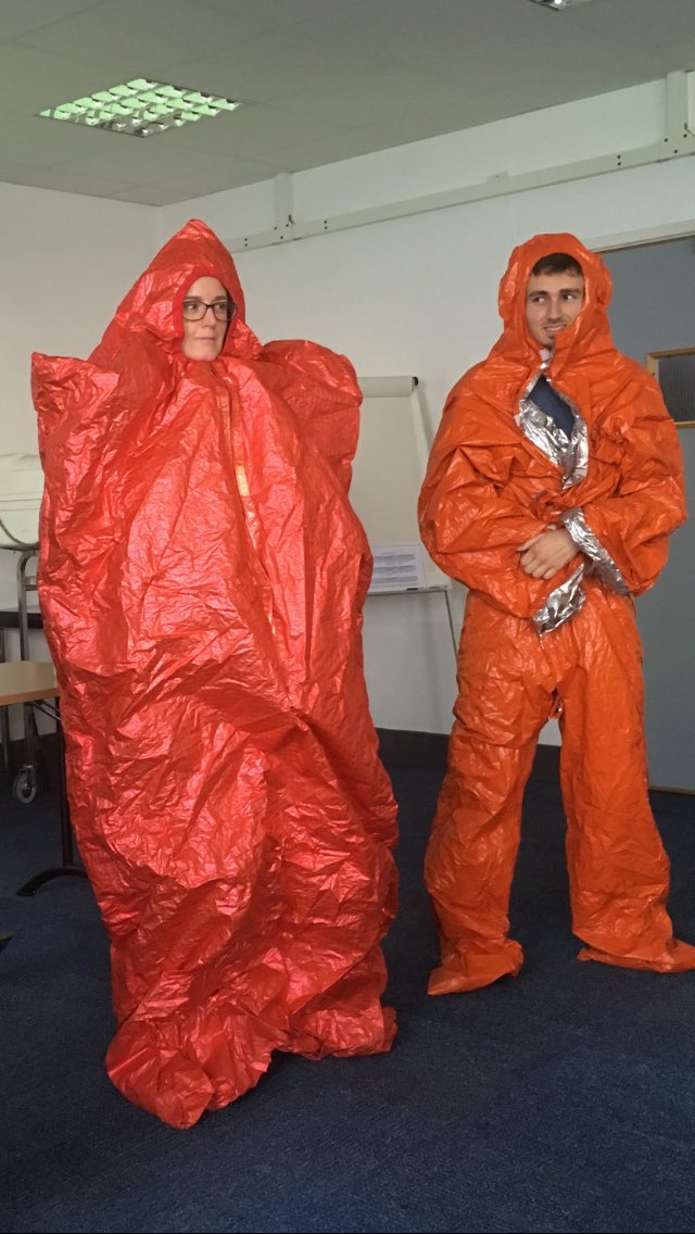 RachelAnnMills's tweet photo. Getting ready for @FRidge_GA13 #STCW95 course @OceanEarthUoS survival at sea..... https://t.co/TuKZXDGWgt