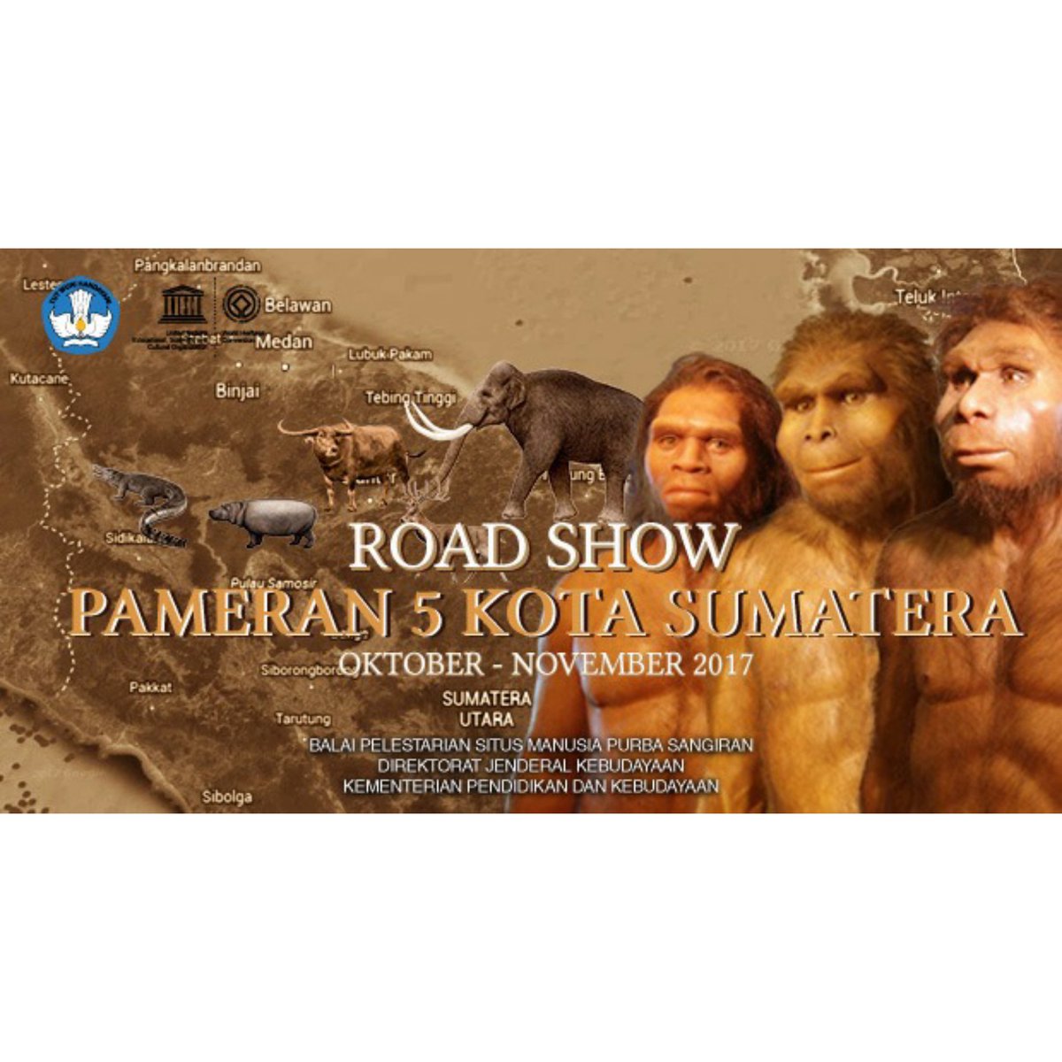 kemenbud's tweet photo. Pameran keliling 5 kota Sumatera ini dimulai dr Medan tgl 18-22 Okt, Pekanbaru 1-5 Nov, Jambi 8-12 Nov, Palembang 15-19 Nov, Lampung 22-26 https://t.co/O1uX3dE4hE