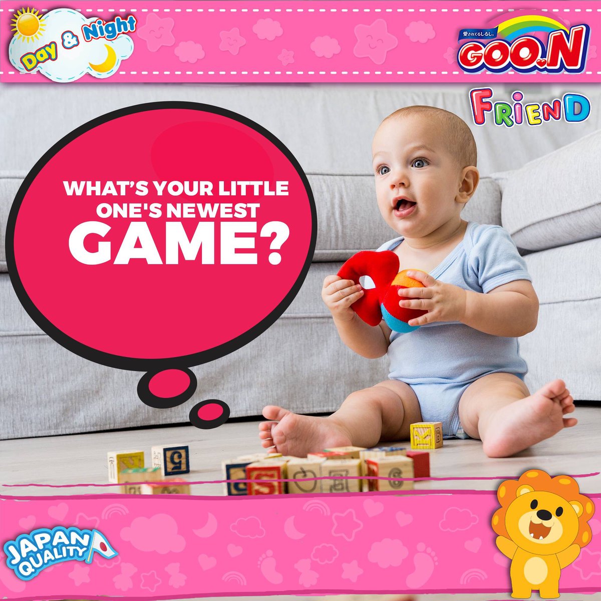 goondiaperpk's tweet photo. While they discover a new game, they also name it. Whats the name of that game?
#GOONPakistan #GOONFriendPants #GOONFriend #PantsDiaper https://t.co/QlQmA9Vnrd