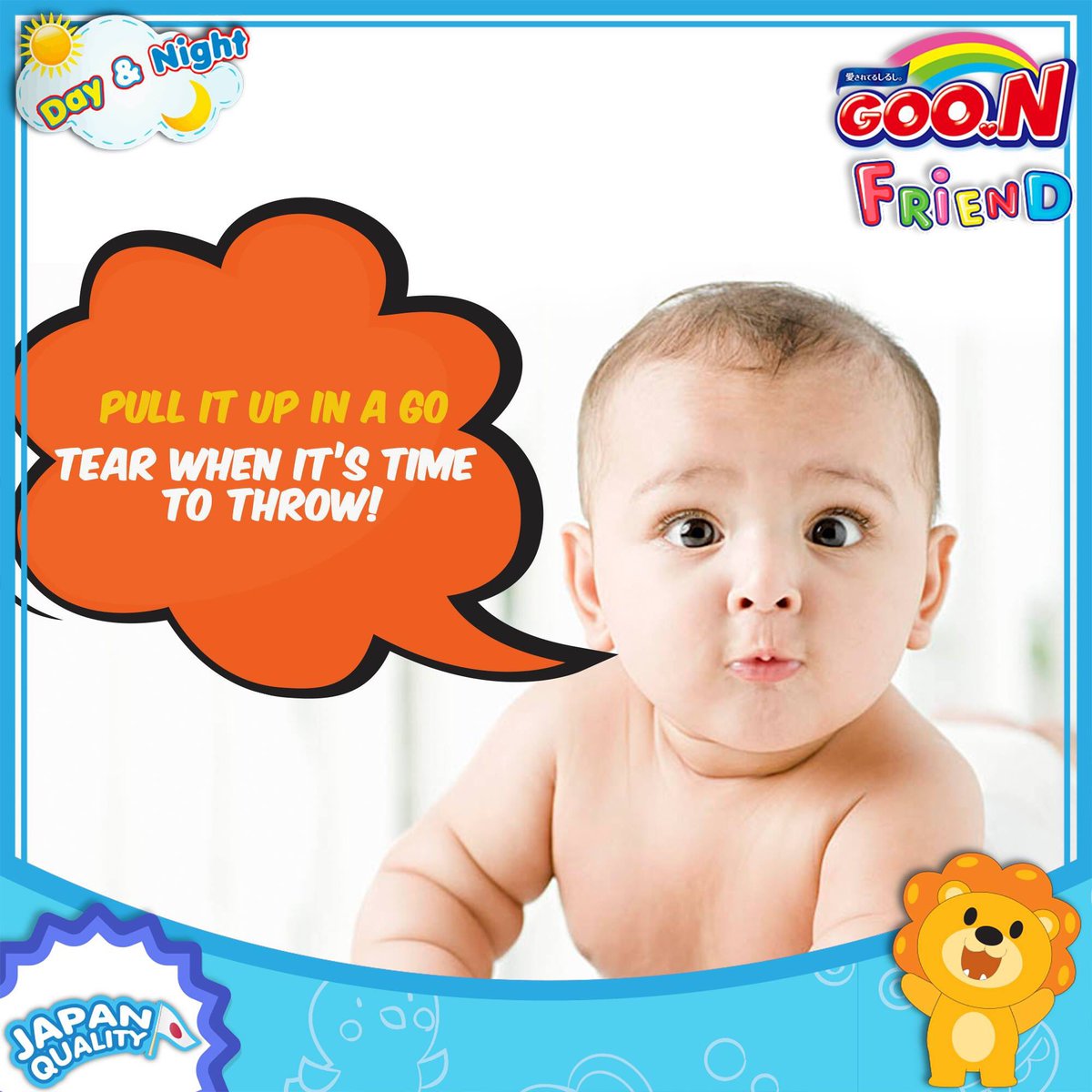 goondiaperpk's tweet photo. GOO.N Friend Pants are as easy to wear as 1..2..3..
#GOONPakistan #GOONFriendPants #GOONFriend #PantsDiaper #GOONPants #PantsDiaperPakistan https://t.co/9afhgRz0rP