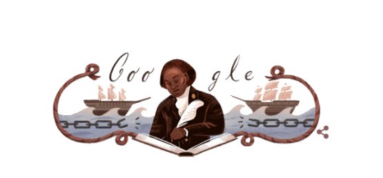 printweek's tweet photo. Fascinating #GoogleDoodle on Olaudah Equiano, whose best-selling autobiography of 1789 helped bring an end to the slave trade. #powerofprint https://t.co/JzOFaeY2Se