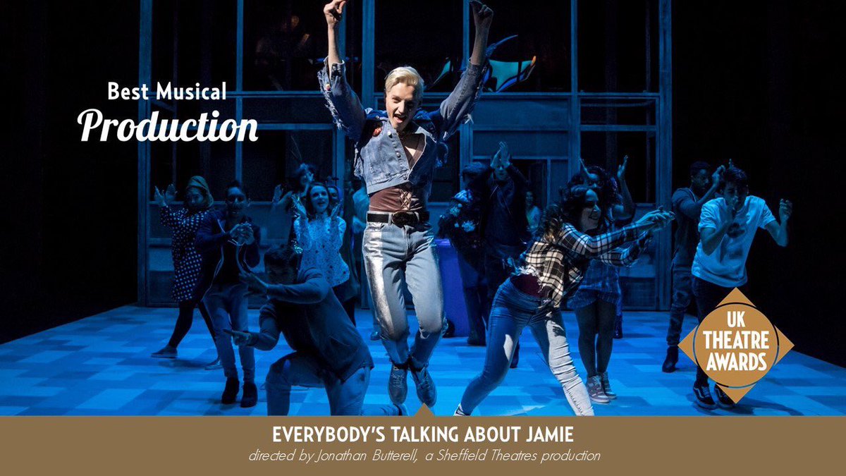 HUGE CONGRATS to our dear friend &amp; supporter <a href="/DanGSells/">Dan Gillespie Sells</a> wrote the music for this winning production! #talkingaboutjamie #UKTheatreAwards 👏🎶