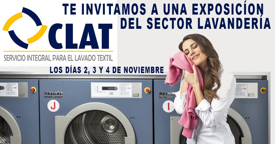 ¡Ven a nuestra exposición! #lavanderia #lavapiu #miele #lavanderiasautoservicio #lavanderiaindustrial #textil #tecnicasdelavado #invitacion