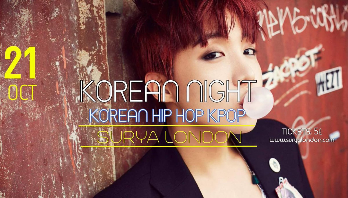 Korean HipHop Night in London ! Join us ♡
Event : facebook.com/events/2021367…
#kpoplondon  #kpopparty  #londoncomic