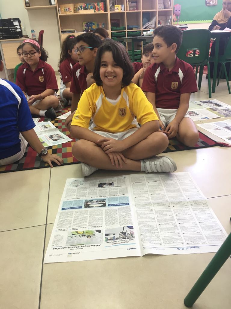 VHPrimary's tweet photo. Reading newsletters in Arabic A session today. Apply our skills to real life contexts.
#Schoolstories #GoVHPS #VHPSMagic #MyDubai #Arabic https://t.co/dL9jn56FCc