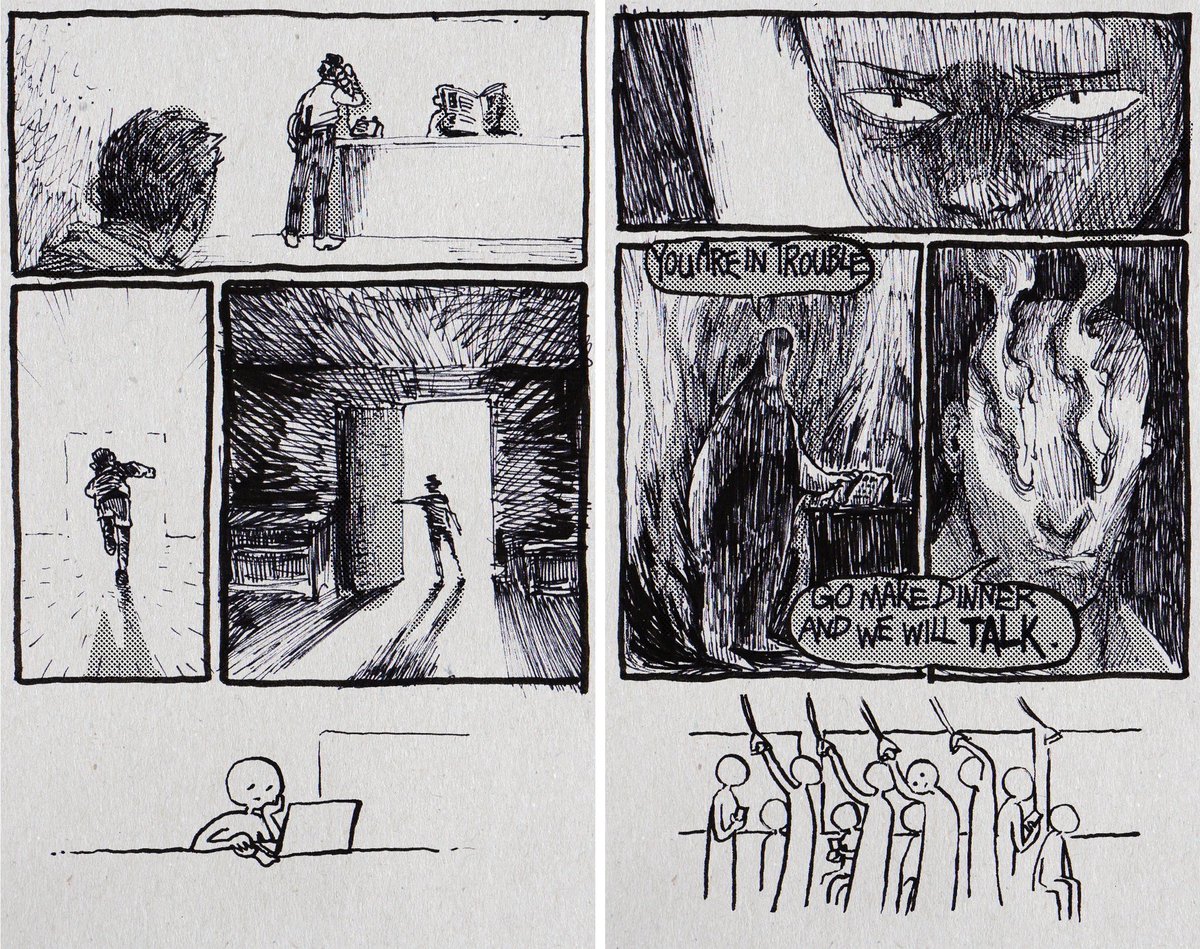 DragonflyD97_2's tweet photo. Good Night n Good Dream, a mini comic. #comics #minicomic #life https://t.co/ddf496o8tP