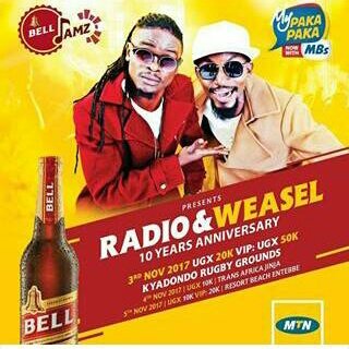 ndaularayan's tweet photo. Special Announcement #3rdNovKyandondo is the place to be #10YearsOfRAW concert #10YearsOfGood music @RadioandWeasel sponsored by @mtnug https://t.co/19OyafTe5Q