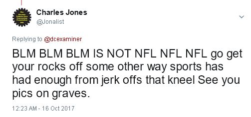 BLM IS NOT NFL