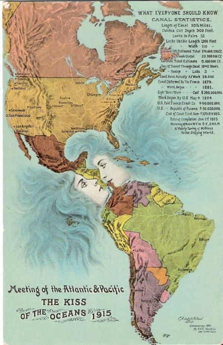 lecartographe's tweet photo. Meeting of the Atlantic & Pacific
THE KISS of the Oceans - 1915
#KissMap https://t.co/yYxd7T0ddR