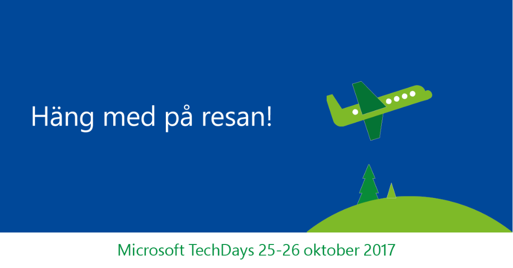Hoppas vi ses nästa vecka! TechDays, en mötesplats där kompetensutveckling och inspiration står i fokus.  #TDswe