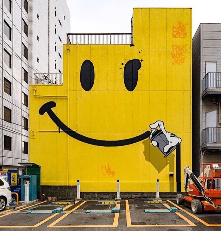 GoogleStreetArt's tweet photo. Street Art by OG Slick in Kobe Japan 😊 https://t.co/wHrCKma9y7