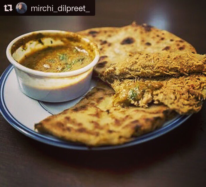 OyeKiddan's tweet photo. Oye Kiddan' man @GurmeetKochhar is on @RadioMirchi today between &amp; 2pm, talking abt his brainchild 'The Butter Chicken Paratha' https://t.co/9tnSFSz6to