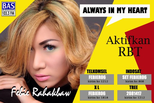 bas_radio1033FM's tweet photo. Kamu lagi dengerin ALWAYS IN MY HEART single keren from @febierahakbauw || @FJOfficial2 
#LampungHits
#ClassRequest https://t.co/liwUblA6Ch