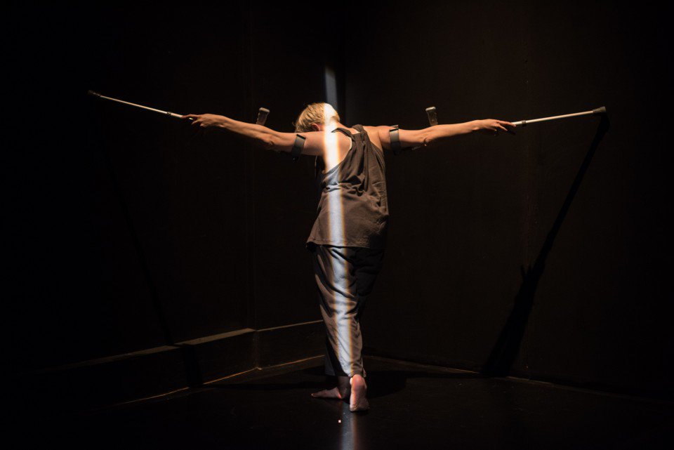 Claire Cunningham, UK internationally acclaimed (self-identifying) disabled artist/performer #womensart