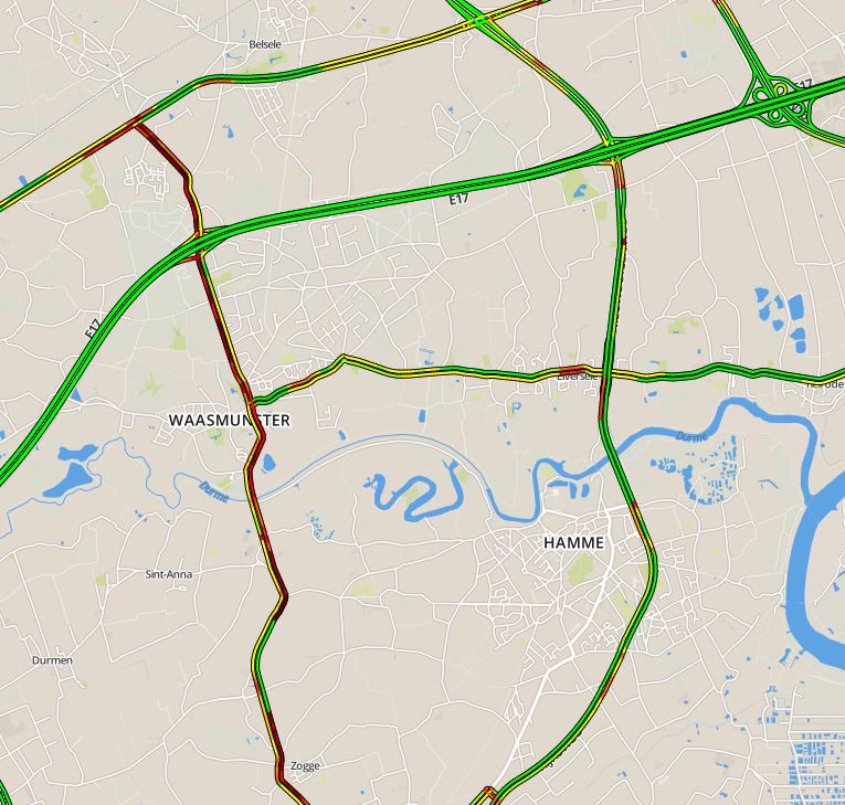 hajobeeckman's tweet photo. Sinds vanmorgen is de #N41 bij Elversele door werken gesloten. Dat leidt tot een verkeersinfarct op de omleidingen via Waasmunster en Hamme. https://t.co/Bd7vLkgqyz