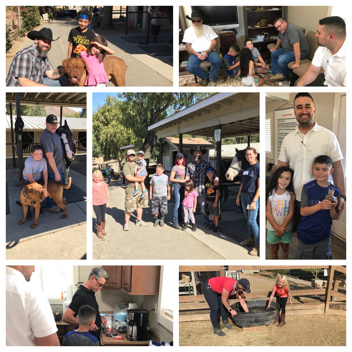 tweetSHRC's tweet photo. #SundayFunday w/ r guests @ r #VETERANS #FAMILY DAY! 🇺🇸🐴#ranch fun 4 r #heroes &amp;their #families! #pizza!🍕#ridinghorses!🐎#dogs!🐾#pettingzoo🐷 https://t.co/5OxBX8j50D