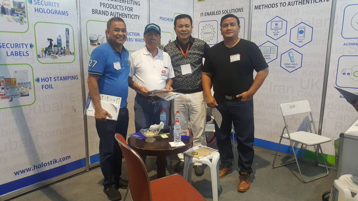 holostik's tweet photo. Holostik setting trends and marking its footprints globally.
PackPrint Plas, Philippines.
#Holostik #PackPrintPlas #PackPrintPlas2017 https://t.co/TlHWZPU5yB