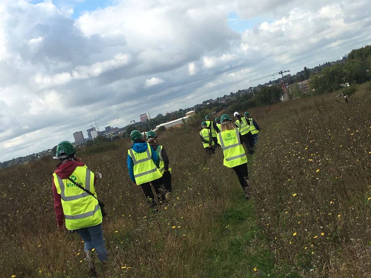 .<a href="/MarcusKohler/">Marcus Kohler</a> leading the visit around #BeddingtonFarmlands, sharing his knowledge on the restoration of Beddington meadowlands