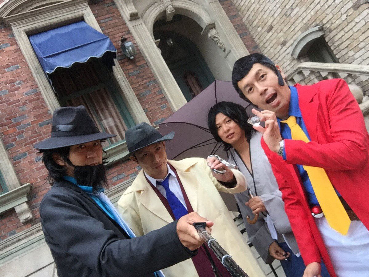 Hiromichi No Twitter 昨日のusj 雨で非常に残念 Y 来週も雨ぽいs ゚d゚lll 仮装で熱狂 ルパン三世 ルパン Usj ユニバ