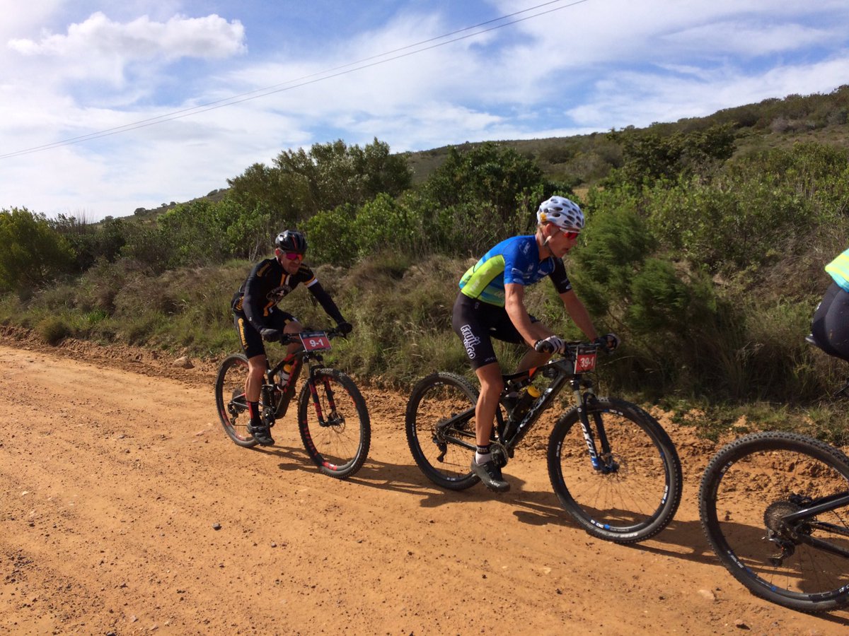 CapePioneer's tweet photo. Brilliant effort by @DannyFowler777 to make it back to the lead group. @Conti_SA 

Nice one Boytjie https://t.co/3xVaxbkjUa