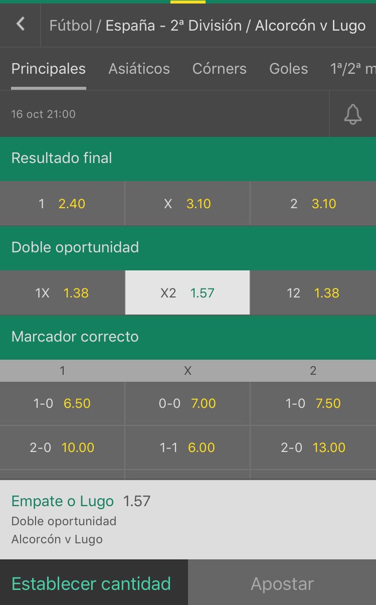 ViveDeApostar's tweet photo. Hoy empezamos la semana en premium con alguna ofertilla... 
De paso os dejo la apuesta free de hoy... SUERTE!! https://t.co/Te0tx9tupp
