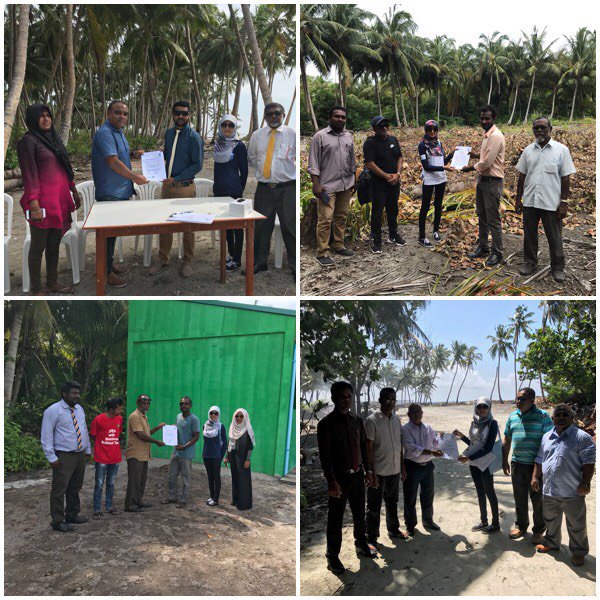Aachixmv's tweet photo. @UNDPMaldives | #LaamuAtoll! Sites handed over to contractors for the construction of waste management centers in 9 islands under #LECReD https://t.co/SaGXO6bJiG