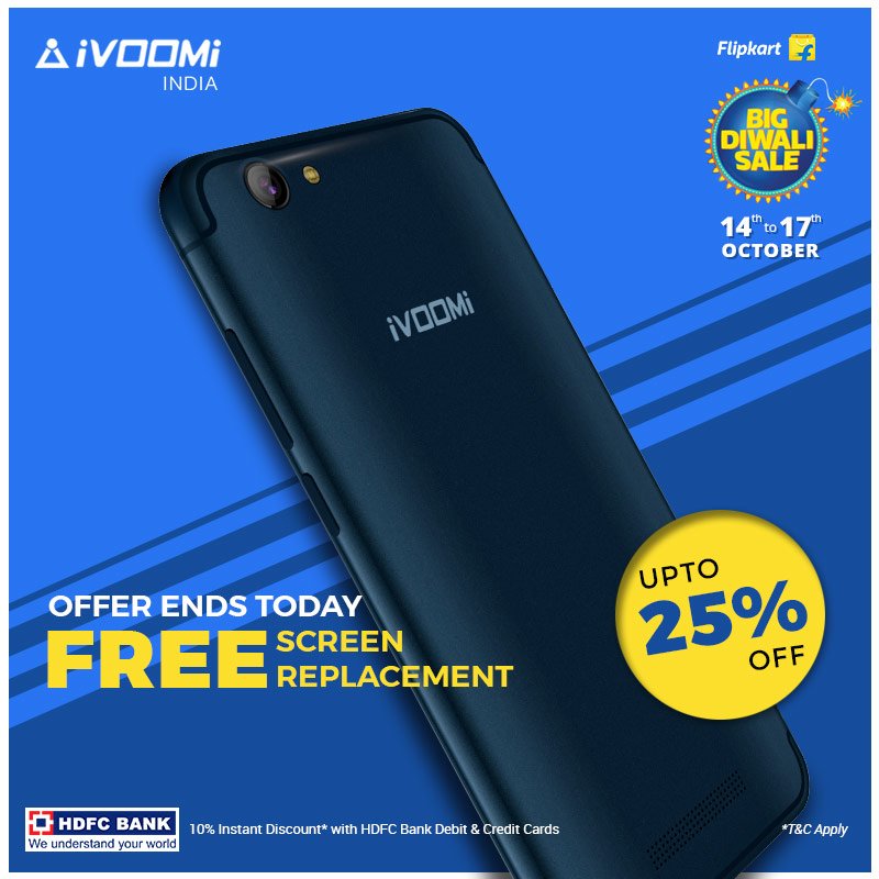 iVOOMiEnergy's tweet photo. Get up to 25% off on all smartphones & free screen replacement up to 180 days on #ME3 & #ME3s. Hurry, offer ends today!
#PoweredByValue https://t.co/MBq4tb2yOj