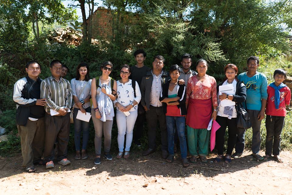 CivActs's tweet photo. #CitizenHelpdesk team after having conducted the #CommunityMeeting in Mandandeupur, Kavre district. https://t.co/fzXRTHrAa7