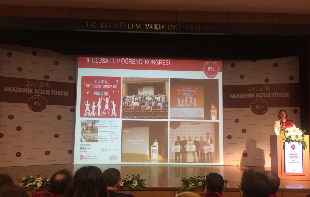 Bezmiâlem Vakıf Üniversitesi 2017-2018 Akademik Açılış Törenini gerçekleştiriyoruz.