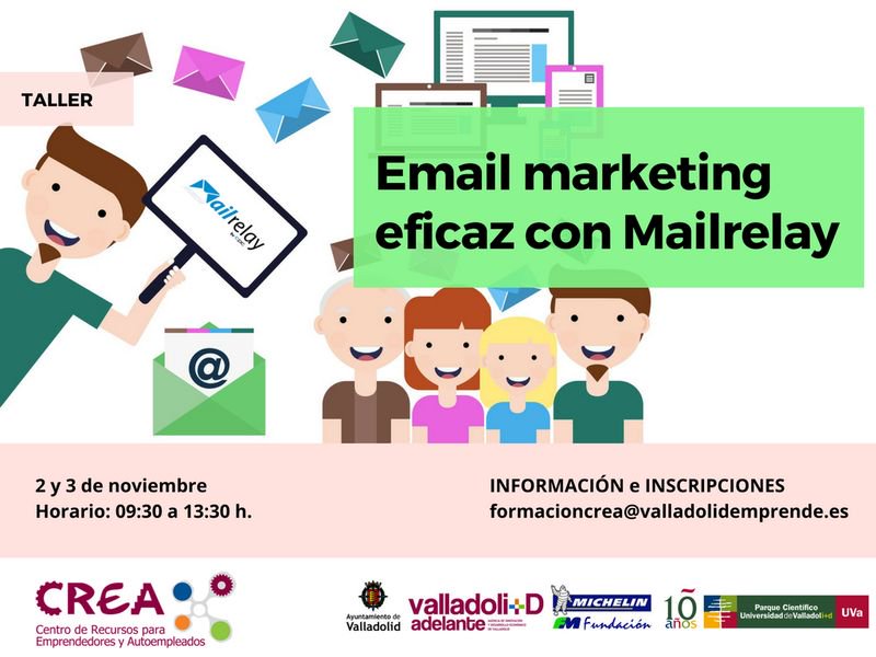 ideva_agencia's tweet photo. ¿Sabes cómo diseñar una campaña de email #marketing? Taller gratuito #CREA2017 sobre #MailRelay  ✍️ Inscríbete https://t.co/InvbptyTbz https://t.co/VqlpVwL22C