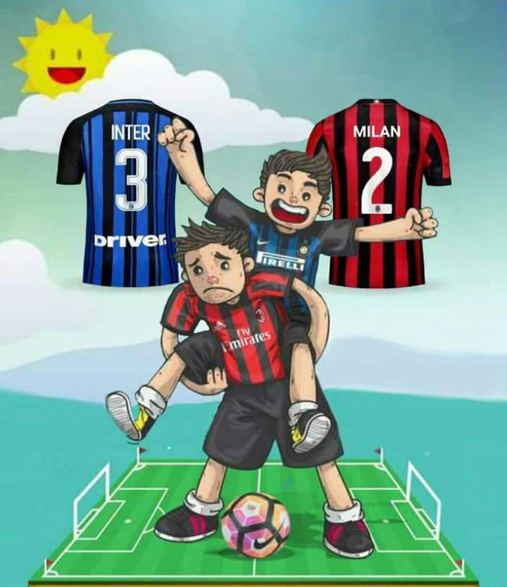 Menang mah bebas😜. 
#ForzaINTER #INTERVINCERE #MilanoSiamoNoi #TiTeDominetMilan