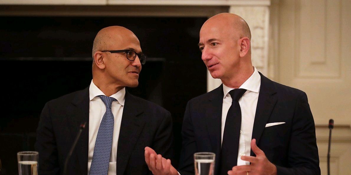 nigewillson's tweet photo. Microsoft and Amazon brilliant partnership to take on Google - Business Insider https://t.co/C6FWrBPODz #AI https://t.co/dIRARkCzvI