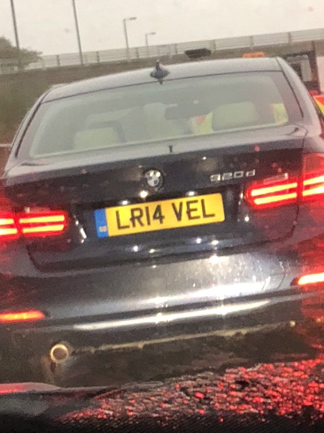 1stevengrant's tweet photo. Almost a @laravelphp licence plate #devtweet https://t.co/XQtGBEnLhv