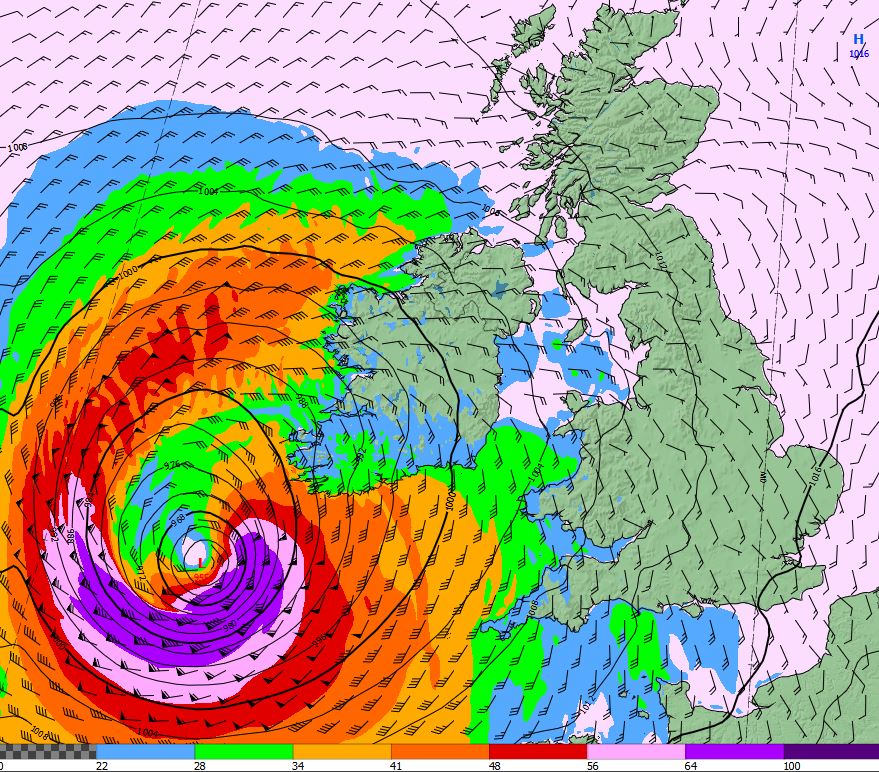 Latest model guidance for #Ophelia at 9am
Check <a href="/MetEireann/">Met Éireann</a> for further updates