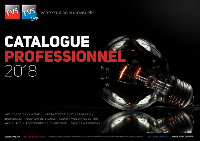 FranceVideoSon's tweet photo. Découvrez notre nouveau catalogue professionnel 2018, riche en solutions audiovisuelles : https://t.co/d97pHShSoX https://t.co/lYTRwnkgGd