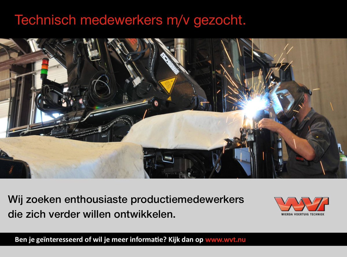 Wierda Voertuig Techniek is op zoek naar enthousiaste Carrosserie- / Productiemedewerkers tinyurl.com/ya7goyh4 #vacature #Joure #techniek
