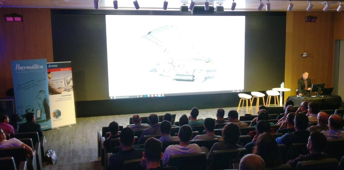 ibernova_esp's tweet photo. ¡Arrancamos con el #IberTOURSW18 en #Barcelona! Con todas las novedades de #SOLIDWORKS  
@SOLIDWORKSESP https://t.co/GDQ1RGRGul