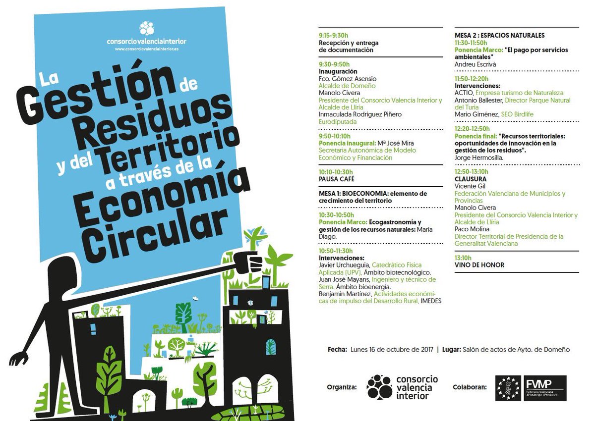 Imedes's tweet photo. #EcoCircularCVI en #Domeño con ponentes de mucha calidad y prestigio en conocimiento y experiencia medioambiental https://t.co/GRqlD8gMQc