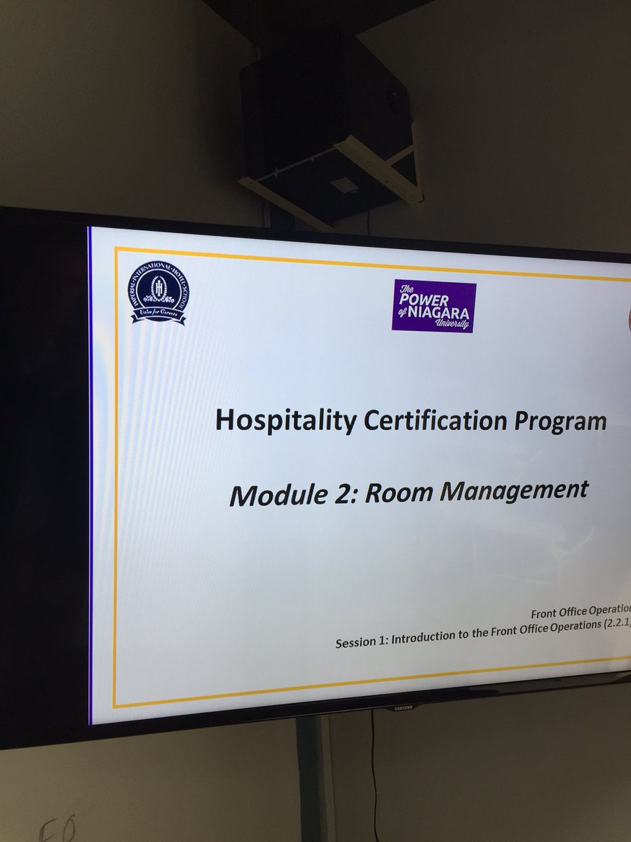 #PowerofNiagara teaching hospitality management for @NiagaraCHTM in Vietnam, how great is that!