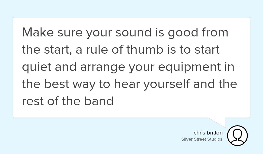 SilverStStudios's tweet image. "Rehearsing is related to why you’re in a band in the first place….I’ll leave it to you to decide whether..." goo.gl/S2avaK