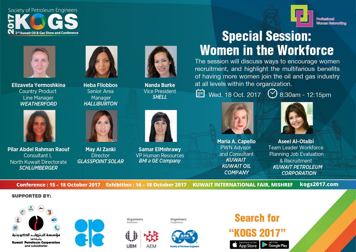 filobbos's tweet image. Women in the Workforce on the 18th October #Halliburton #KOGS2017