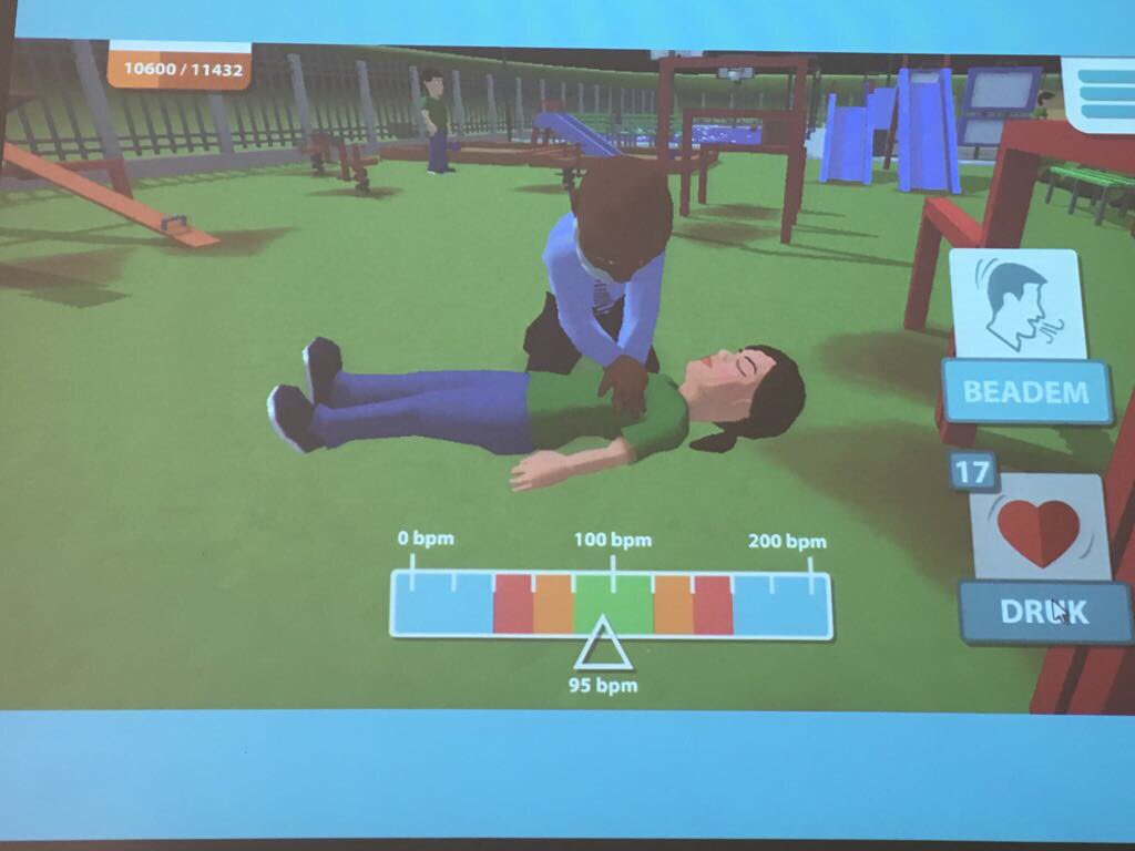 crevits's tweet image. Reanimeren kan je leren. Nieuw AED-toestel in O.-L.-V.-Hemelvaartinstituut @StadBrugge #playitsafe #restartaheart ➡️ bit.ly/2kQOKJU