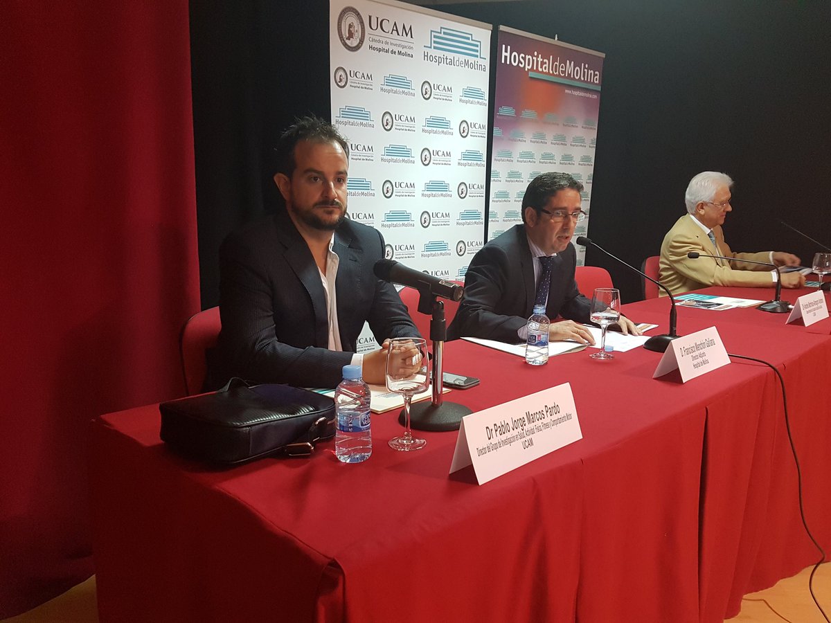 Hoy en Molina de Segura, II Jornadas de Osteoporosis. Deporte y Salud para los más mayores. <a href="/EstherClavero/">Esther Clavero Mira</a> @Estherxmolina <a href="/AytMolinaSegura/">Ayuntamiento de Molina Segura</a>