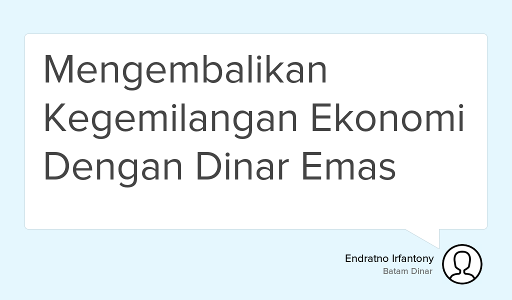 batamdinar's tweet photo. "Artikel ini adalah makalah ilmiah yang disampaikan di Seminar Dinar Dan Industri, Penerapan Dinar Dan..." https://t.co/oT6MJut20y #Dinar https://t.co/Fmf4NvJNl3
